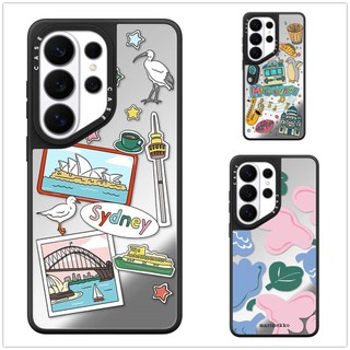Dành Cho Samsung S26 S25 S24 S23 Ultra Plus Sydney Miếng Dán Hoa Lưng Cứng Chống Sốc Gương