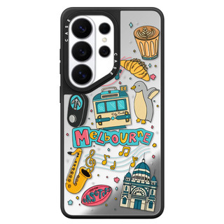 Dành Cho Samsung S26 S25 S24 S23 Ultra Plus Sydney Miếng Dán Hoa Lưng Cứng Chống Sốc Gương