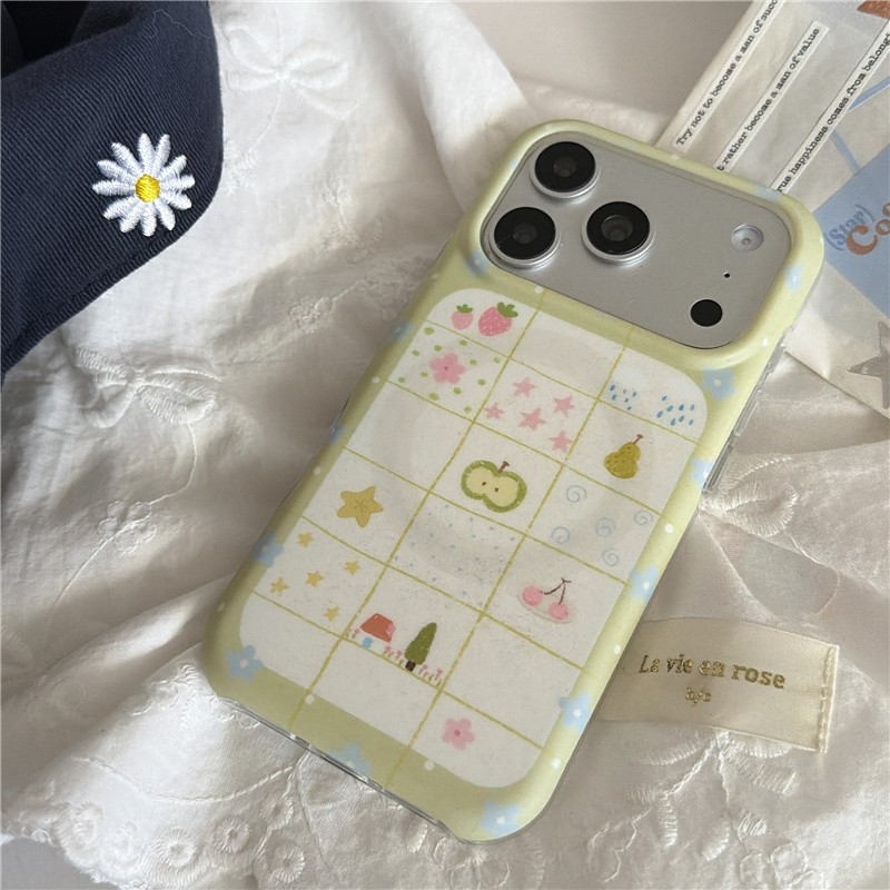 Ốp điện thoại TPU họa tiết xanh nông thôn cho iPhone 17 Pro Max