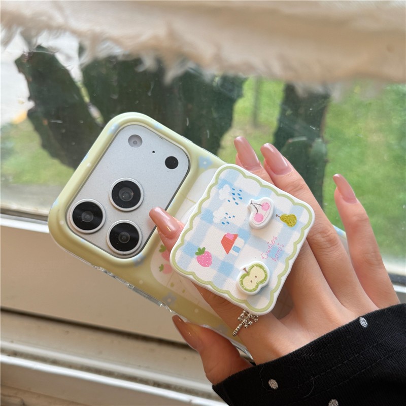 Ốp điện thoại TPU họa tiết xanh nông thôn cho iPhone 17 Pro Max