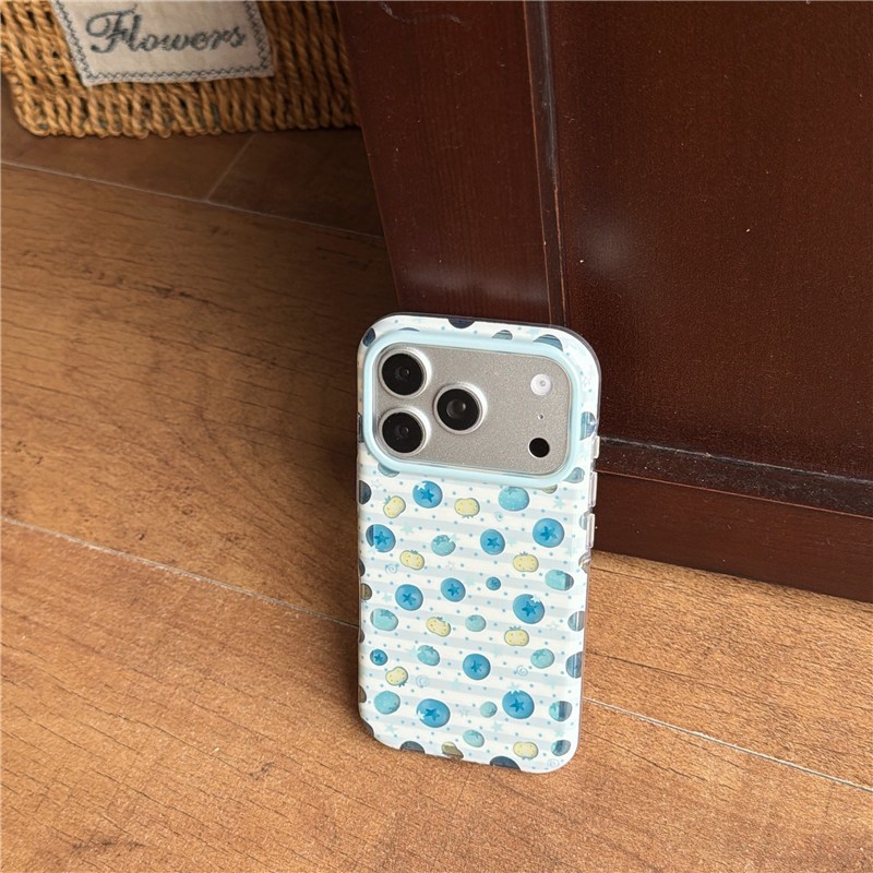 Ốp điện thoại xử lý IMD cho iPhone 17 Pro Max Blueberry