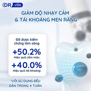DR.ville kem đánh trắng răng Kem đánh răng làm trắng răng sensodyne phục hồi và bảo vệ 100ml