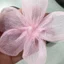 Giày Sandal Nữ DIY Quyến Rũ Bộ Hồng Organza Hoa Ngọc Trai Nút Lỗ Giày Trang Trí Phụ Kiện