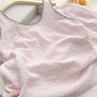Bộ quần short không tay thông thường dành cho nữ Wave Point Pyjama