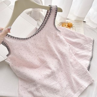 Bộ quần short không tay thông thường dành cho nữ Wave Point Pyjama