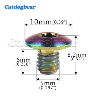 Bu lông titan Catdogbear M5 được sử dụng cho xe đạp XT cho phanh thủy lực xe đạp