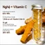 Viên nang tinh chất Vitamin C nghệ-Hiệu ứng siêu chống oxy hóa, làm sáng tông màu da Giảm màu sắc Làm săn chắc da Làm cho làn da rạng rỡ lên đến 24 giờ-21 viên