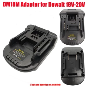 Bộ Chuyển Đổi DM18M Cho Dewalt 18V-20V Cho Milwaukee 18V M18 Pin Để Làm Việc Cho Makita 18V Dụng Cụ Không Dây