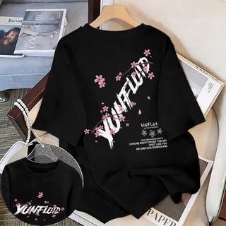 WASSUP 2026 Phong Cách Mới Nam Tay Ngắn Phong Cách Hàn Quốc Cổ Tròn Rời Vải Mềm Thiết Kế Chữ Hoa Tinh Tế Họa Tiết In Hình