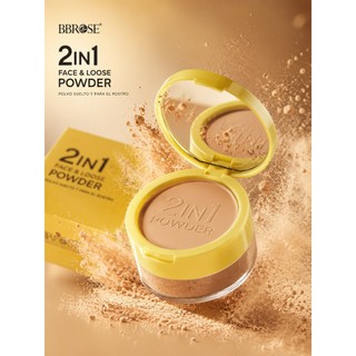 BBROSE Kiểm soát dầu Loose Powder Light Matte Hidden Pores Lâu trôi