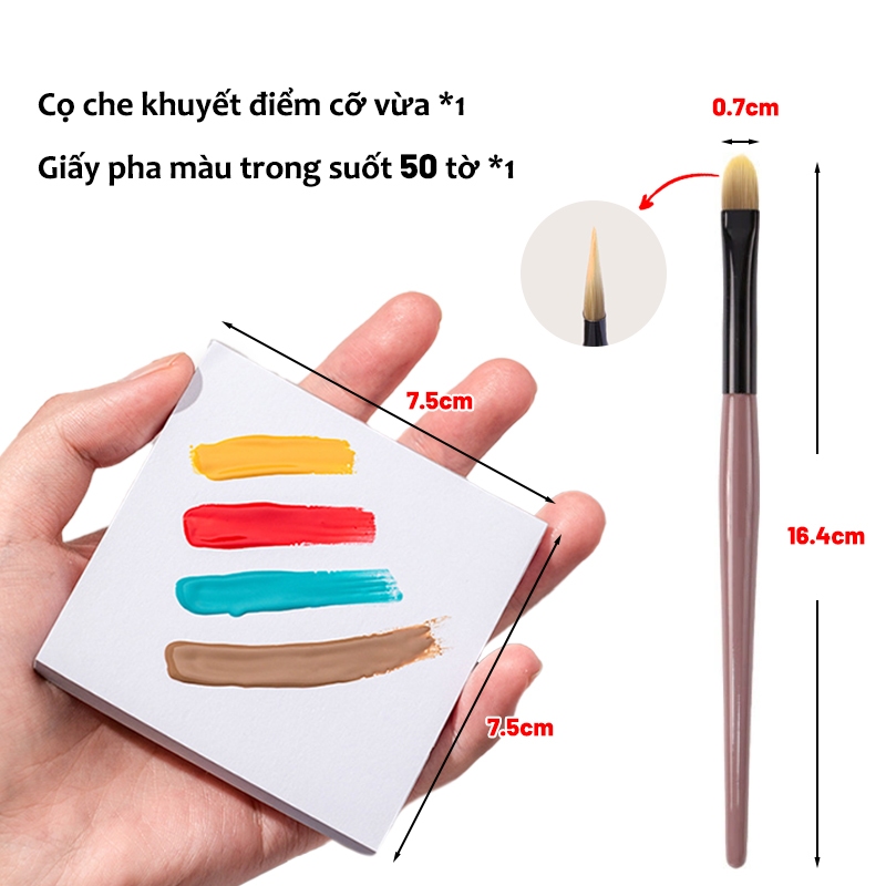 Giấy Trộn Màu Trang Điểm Đa Năng Dùng Một Lần Tiện Lợi, Dạng Xé Dễ Dùng, Tiết Kiệm Thời Gian | BigBuy360 - bigbuy360.vn