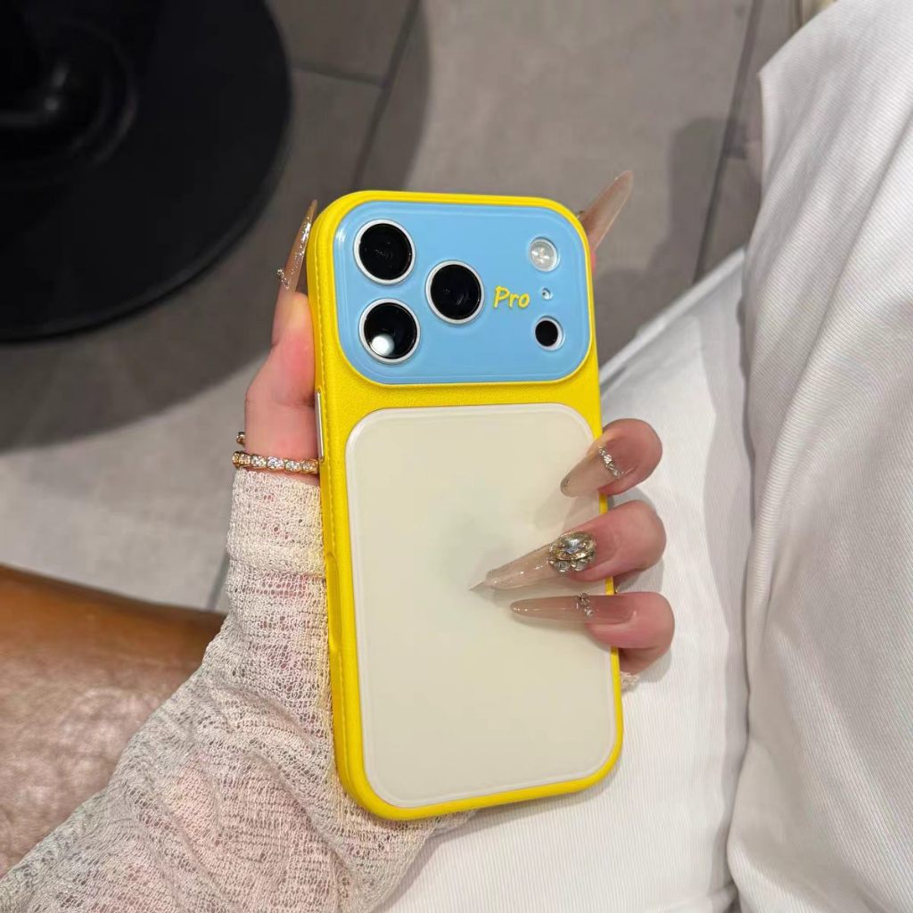 Ốp Lưng Cứng Khối Màu Tươi Mùa Hè Tương Thích Cho iPhone 13 Pro Max 14 Pro Max 15 Pro Max 16 Pro Max 17 Pro Max Cover