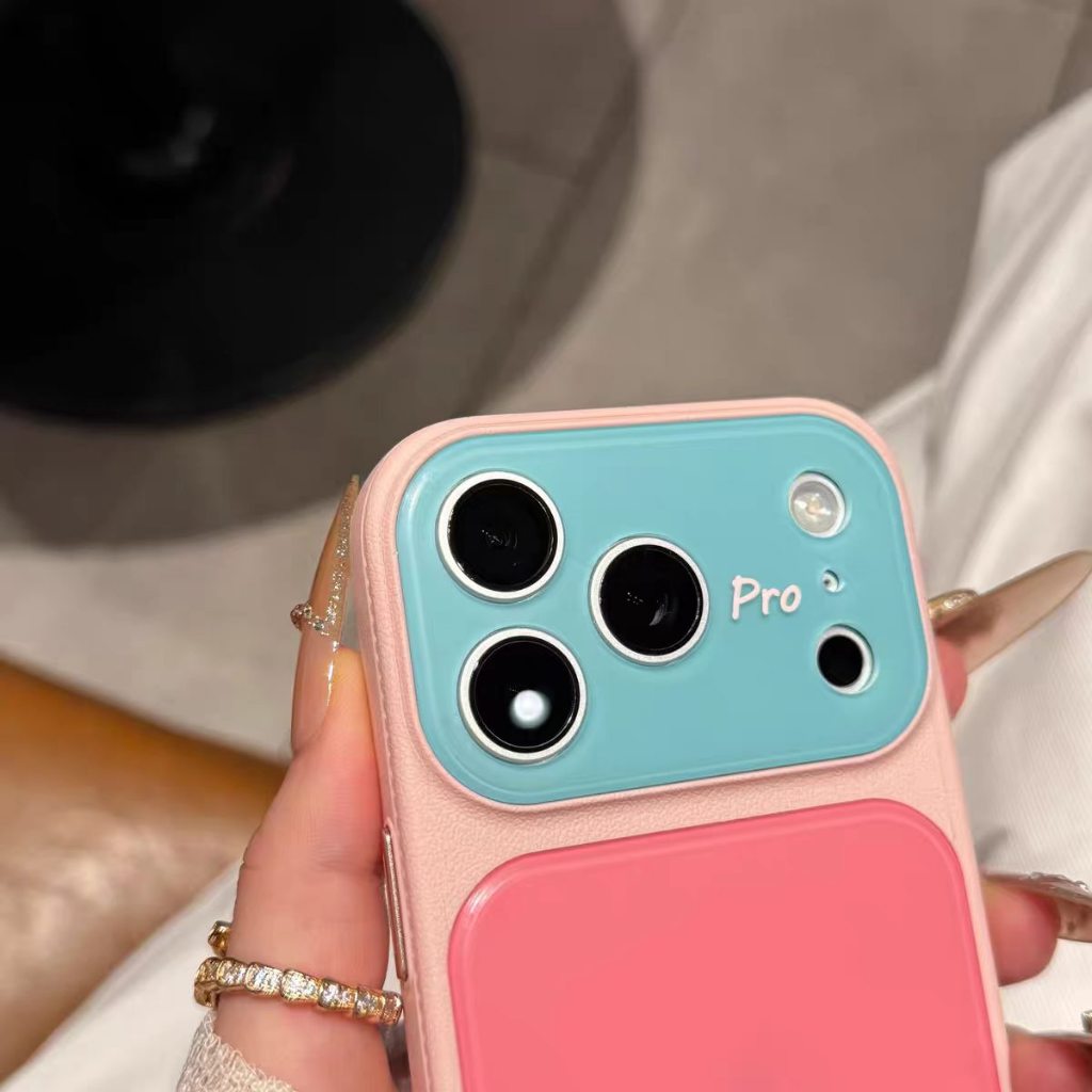 Ốp Lưng Cứng Khối Màu Tươi Mùa Hè Tương Thích Cho iPhone 13 Pro Max 14 Pro Max 15 Pro Max 16 Pro Max 17 Pro Max Cover