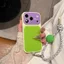 Ốp Lưng Cứng Khối Màu Tươi Mùa Hè Có Dây Đeo Tương Thích Cho iPhone 13 Pro Max 14 Pro Max 15 Pro Max 16 Pro Max 17 Pro Max Cover