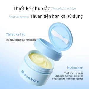 Sữa rửa mặt Mooekiss: Làm mới và loại bỏ hiệu quả da dầu; dễ nhũ hóa; thích hợp để làm sạch mắt, môi và mặt 100g