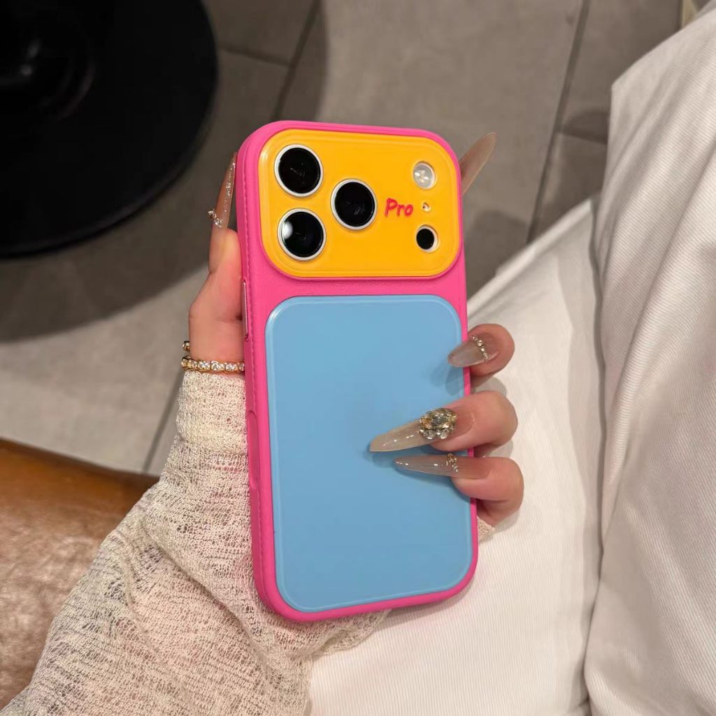 Ốp Lưng Cứng Khối Màu Tươi Mùa Hè Tương Thích Cho iPhone 13 Pro Max 14 Pro Max 15 Pro Max 16 Pro Max 17 Pro Max Cover