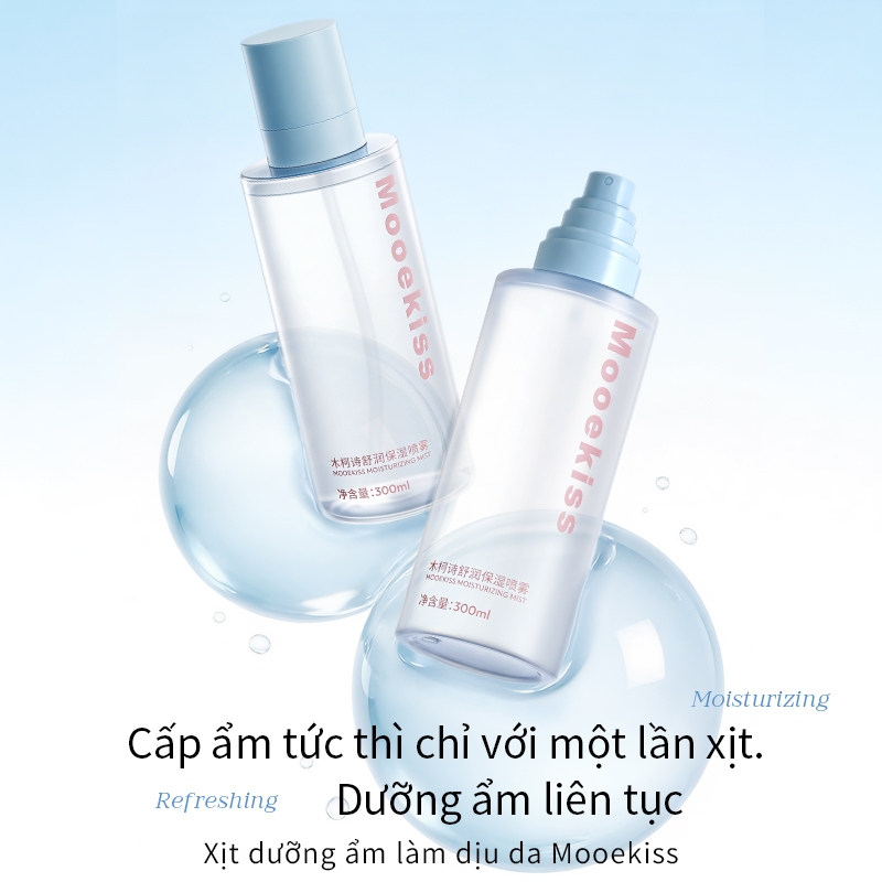 [KOL] Xịt dưỡng ẩm Mooekiss, Xịt sửa chữa, Mực điều hòa, Xịt dưỡng ẩm, Mực dưỡng ẩm