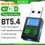 ECILY WiFi 6 AX900 Bluetooth 5.4 Bộ chuyển đổi USB Băng tần kép 2.4G & 5GHz Thẻ mạng không dây Wlan Bộ thu Trình điều khiển Dongle miễn phí cho Win10 / 11
