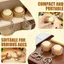ECILY Dễ Thương Buns Hình Ép Móc Khóa Giảm Căng Thẳng Fidget Đồ Chơi Mô Phỏng Thực Phẩm Dễ Thương bao clicker Móc Khóa Bun Bột Đồ Chơi Cho Trẻ Em Quà Tặng