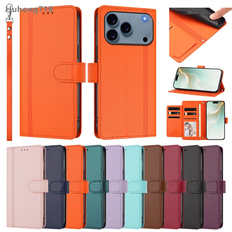 Dành Cho Doogee B10 N55 N60 Note 56 56X 58 59 Plus Pro Ví Lật Bao Da Bảo Vệ Thả Có Khe Cắm Thẻ Vỏ Silicon Mềm Dây Đeo Tay Sạc Không Dây