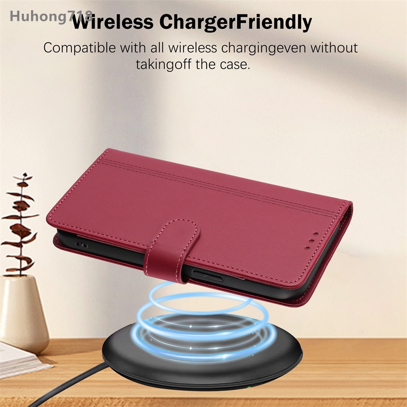 Dành Cho Doogee B10 N55 N60 Note 56 56X 58 59 Plus Pro Ví Lật Bao Da Bảo Vệ Thả Có Khe Cắm Thẻ Vỏ Silicon Mềm Dây Đeo Tay Sạc Không Dây
