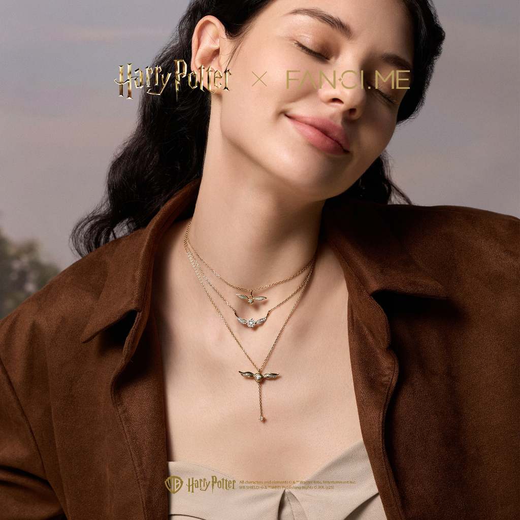 ⚡️BÁN HOT⚡️FANCIME × Harry Potter Golden Snitch Sterling Bạc Vòng Cổ Quà Tặng Cho Nữ / Potterhead _ Hợp Tác Chính Hãng Toàn Cầu
