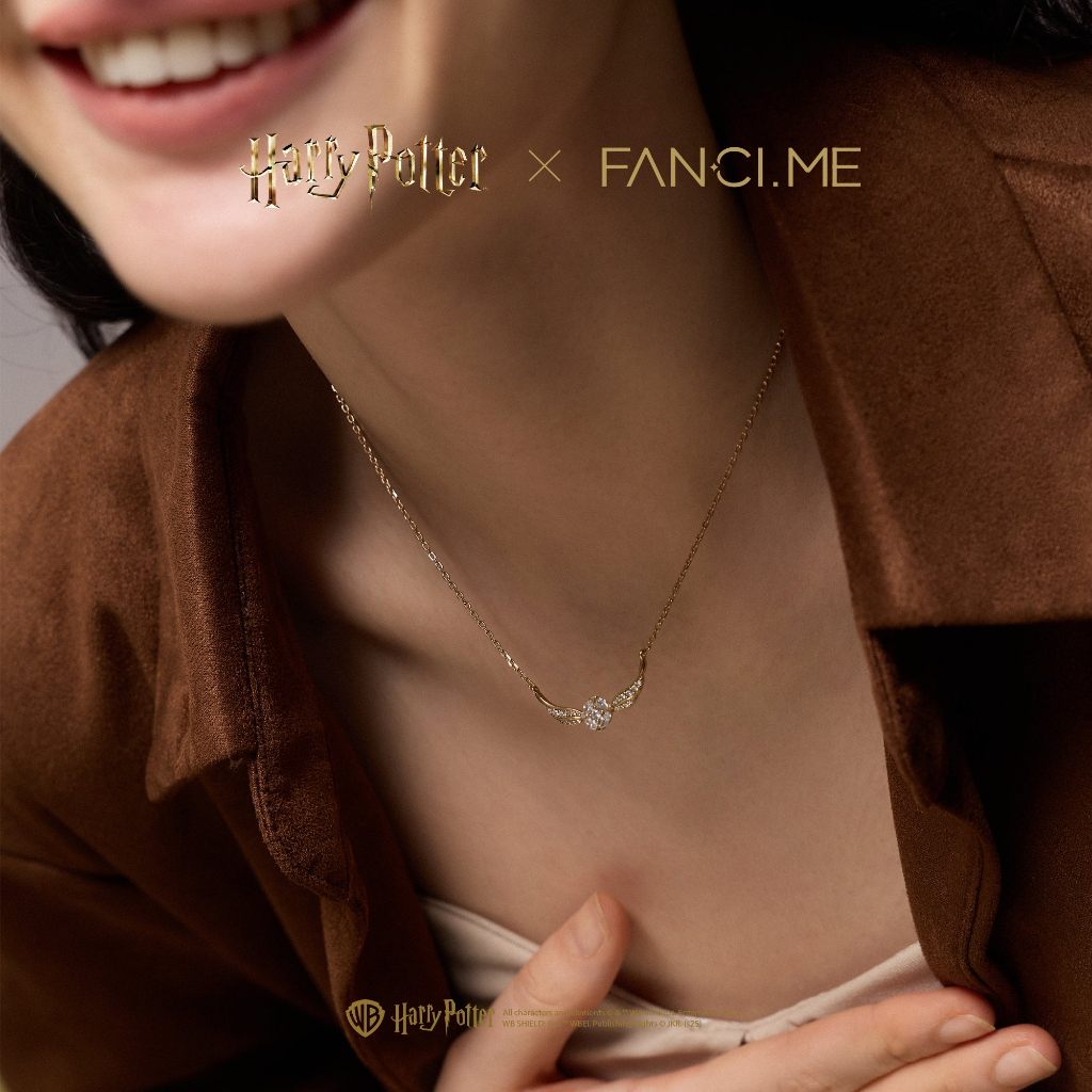 ⚡️BÁN HOT⚡️FANCIME × Harry Potter Golden Snitch Sterling Bạc Vòng Cổ Quà Tặng Cho Nữ / Potterhead _ Hợp Tác Chính Hãng Toàn Cầu