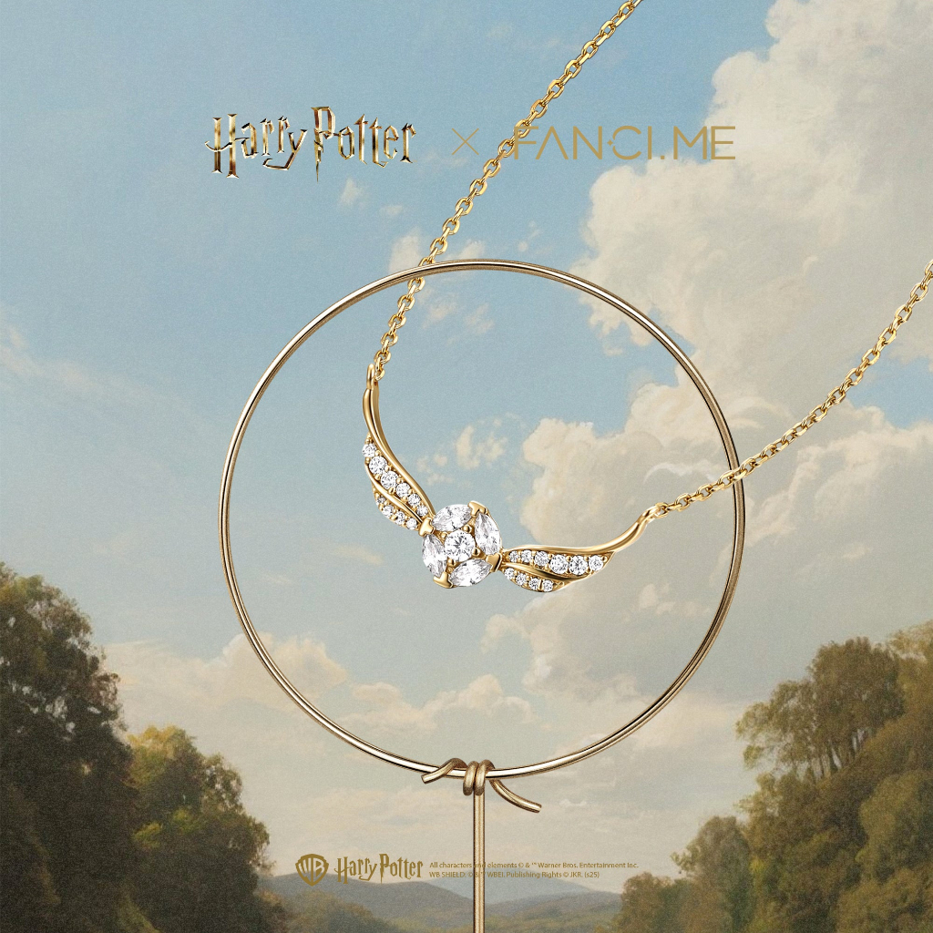 ⚡️BÁN HOT⚡️FANCIME × Harry Potter Golden Snitch Sterling Bạc Vòng Cổ Quà Tặng Cho Nữ / Potterhead _ Hợp Tác Chính Hãng Toàn Cầu
