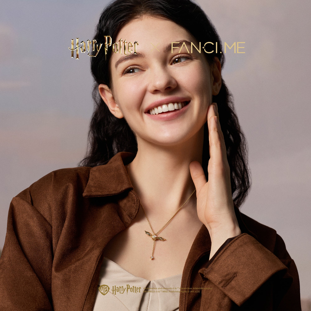⚡️BÁN HOT⚡️FANCIME × Harry Potter Golden Snitch Sterling Bạc Vòng Cổ Quà Tặng Cho Nữ / Potterhead _ Hợp Tác Chính Hãng Toàn Cầu