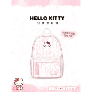Hellokitty Schoolbag ins Niche Cao Cấp Cấp Cấp Trung Học Cơ Sở Đại Học Nữ Ba Lô 2026 Mới Phong Cách Hàn Quốc Hồng
