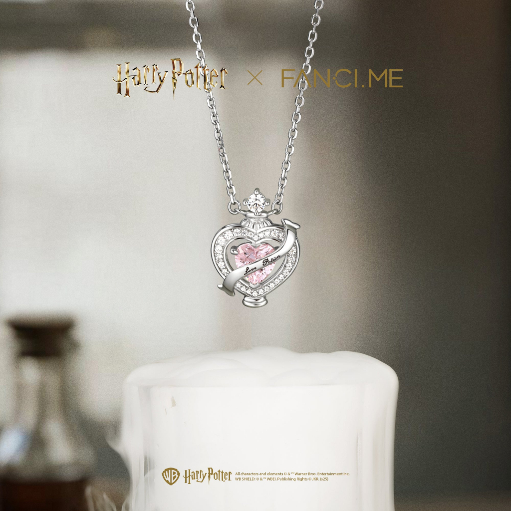 FANCIME x Harry Potter Tình Yêu Potion Vòng Cổ Bạc Sterling Lãng Mạn Phù Thủy Ý Nghĩa Món Quà Trang Sức Cho Cô ấy / Potterhead