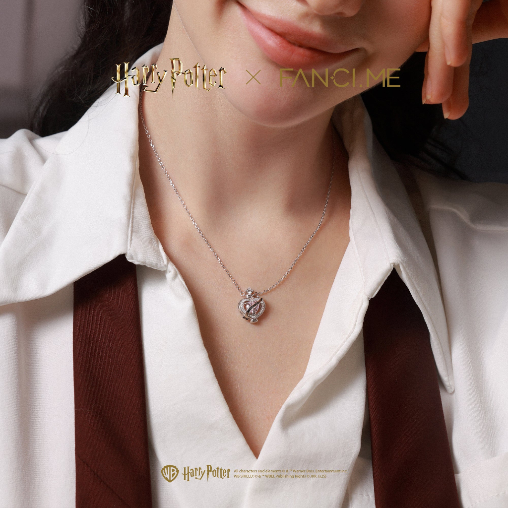 FANCIME x Harry Potter Tình Yêu Potion Vòng Cổ Bạc Sterling Lãng Mạn Phù Thủy Ý Nghĩa Món Quà Trang Sức Cho Cô ấy / Potterhead