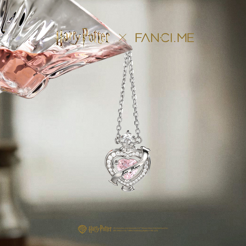 FANCIME x Harry Potter Tình Yêu Potion Vòng Cổ Bạc Sterling Lãng Mạn Phù Thủy Ý Nghĩa Món Quà Trang Sức Cho Cô ấy / Potterhead