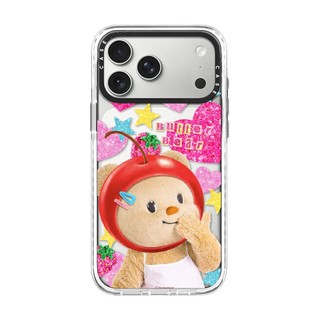 Dành Cho iPhone 17 16 15 14 13 Pro Max Plus Cherry ButterBear Heart Start Acrylic Hard PC Back Cover