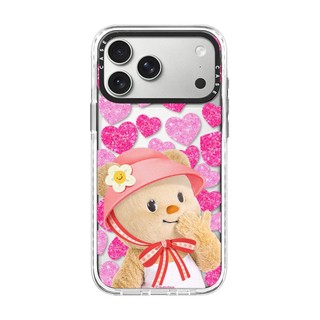 Dành Cho iPhone 17 16 15 14 13 Pro Max Plus Cherry ButterBear Heart Start Acrylic Hard PC Back Cover