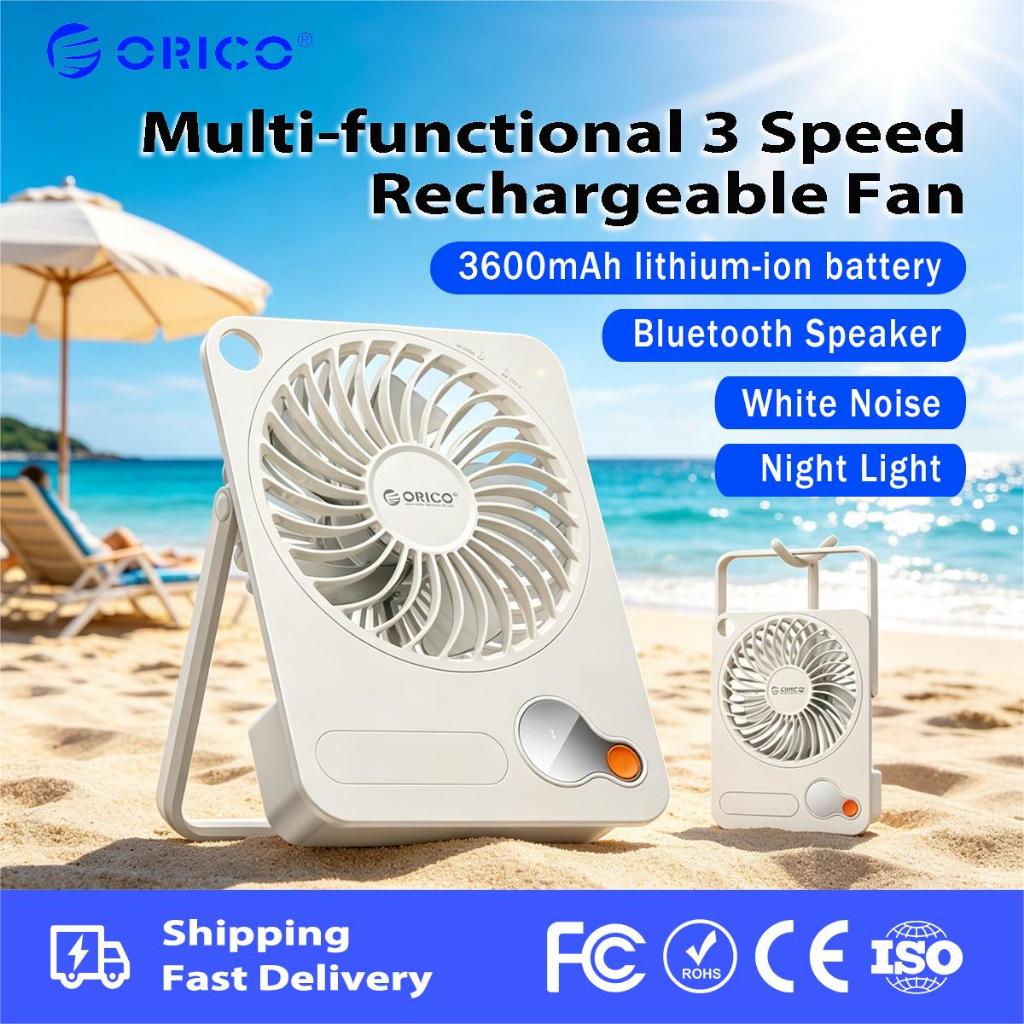ORICO - Quạt để bàn có thể sạc lại DoFan Quạt bàn di động Mini Sạc USB Im lặng Gió mạnh Kipas Meja Boleh Cas dành cho học sinh văn phòng (dFAN)