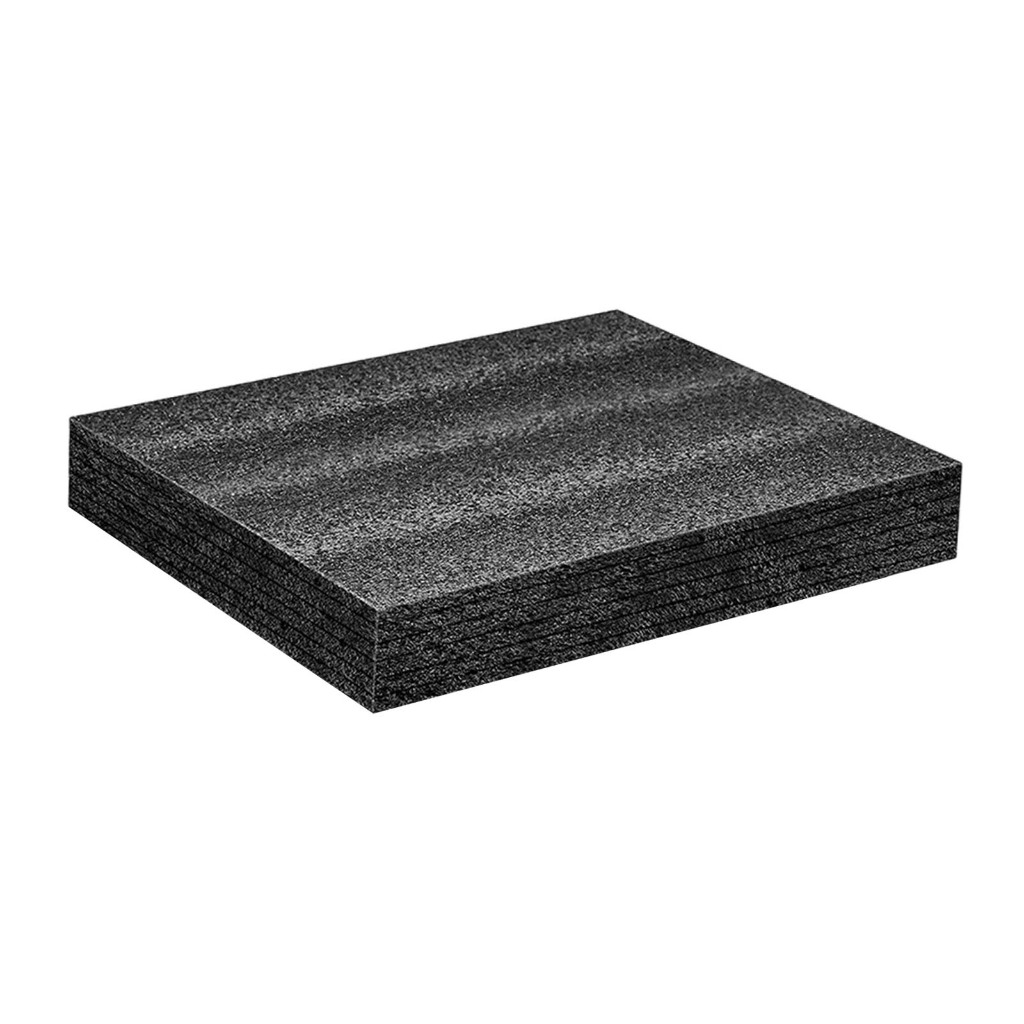 Tấm xốp Polyethylene Đệm đen Tấm đóng gói xốp Hộp công cụ Tấm xốp Polyethylene cho hộp dụng cụ Bảo quản máy ảnh và đồ thủ công
