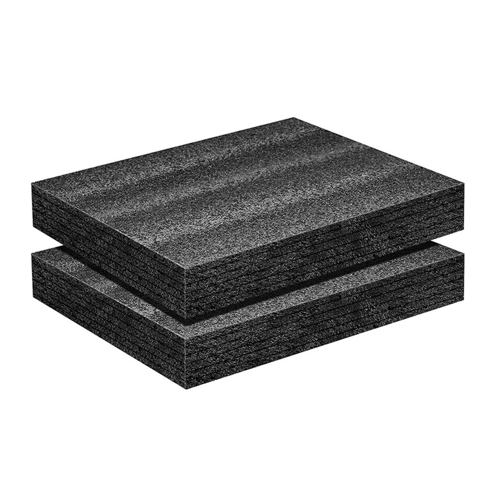 Tấm xốp Polyethylene Đệm đen Tấm đóng gói xốp Hộp công cụ Tấm xốp Polyethylene cho hộp dụng cụ Bảo quản máy ảnh và đồ thủ công