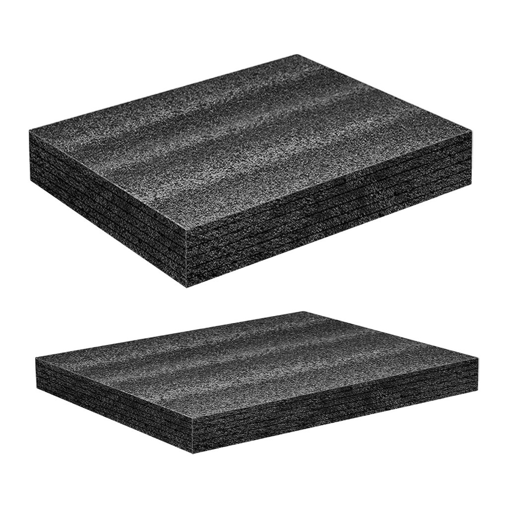 Tấm xốp Polyethylene Đệm đen Tấm đóng gói xốp Hộp công cụ Tấm xốp Polyethylene cho hộp dụng cụ Bảo quản máy ảnh và đồ thủ công