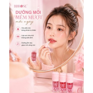 BBROSE Gương bóng nước phong cách Hàn Quốc Lip Glaze Kem dưỡng ẩm giữ màu chống dính
