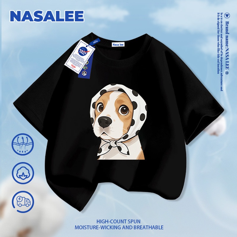 [Giao hàng trong ngày] NASA Hợp thời trang Phong cách mới Cotton nguyên chất cho trẻ em tay ngắn thoải mái In hình Piccolo thân thiện với da