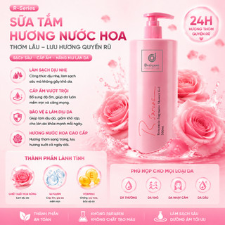 Gel tắm hoa R-Series - Hương thơm lâu trôi, làm sạch sâu không khô, làm ẩm cho da mịn màng, hoàn toàn tự tin!