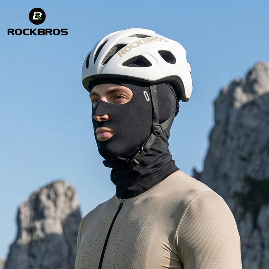 ROCKBROS Full Face Mask Ice Silk UPF50 + Thoáng Khí Nhanh Khô Độ Đàn Hồi Cao Xe Máy Đi Xe Đạp Chạy Ngoài Trời