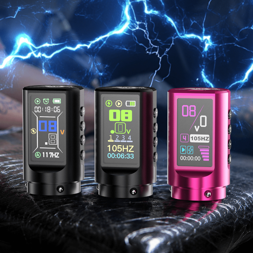Pin 1800mAh, thời gian chờ 6-8 giờ để xăm không dây – tương thích với máy xăm WormholePro, nguồn điện hiệu suất cao