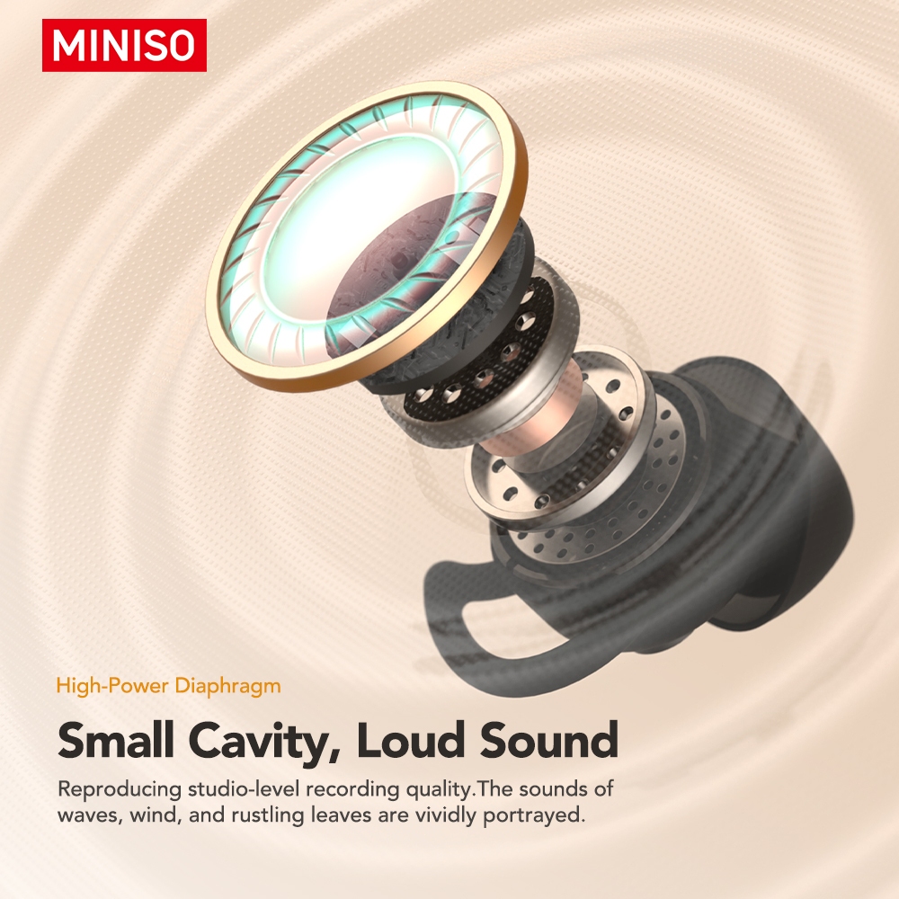 MINISO MS217 Tai nghe dịch thuật AI Tai nghe Bluetooth 6.0 Hỗ trợ dịch 134 ngôn ngữ Chống ồn ENC Micro thu âm trong trẻo Chống nước IPX5 Âm thanh Hi-Fi Độ trễ thấp Tai nghe chuyên dụng cho Gaming