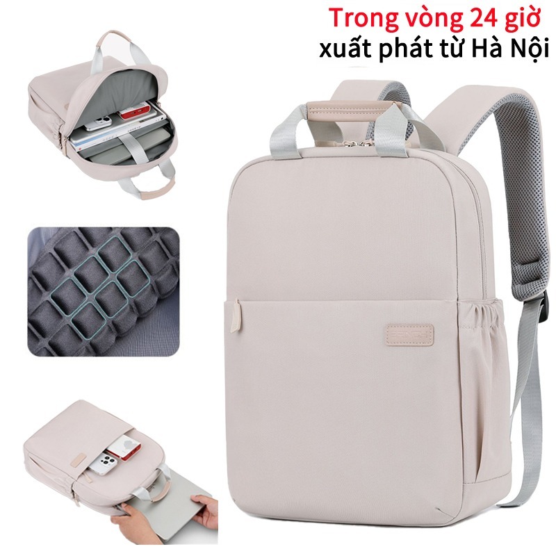 Ba lô thông thường nhẹ, túi đựng laptop 14, 15, 16 inch, ba lô du lịch sức chứa lớn, túi đi học sinh