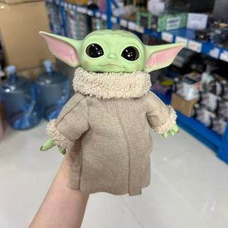 28cm Chiến Tranh Giữa Các Vì Sao Mandalorian Bé YODA Grogu Tượng Đồ Chơi Quà Tặng