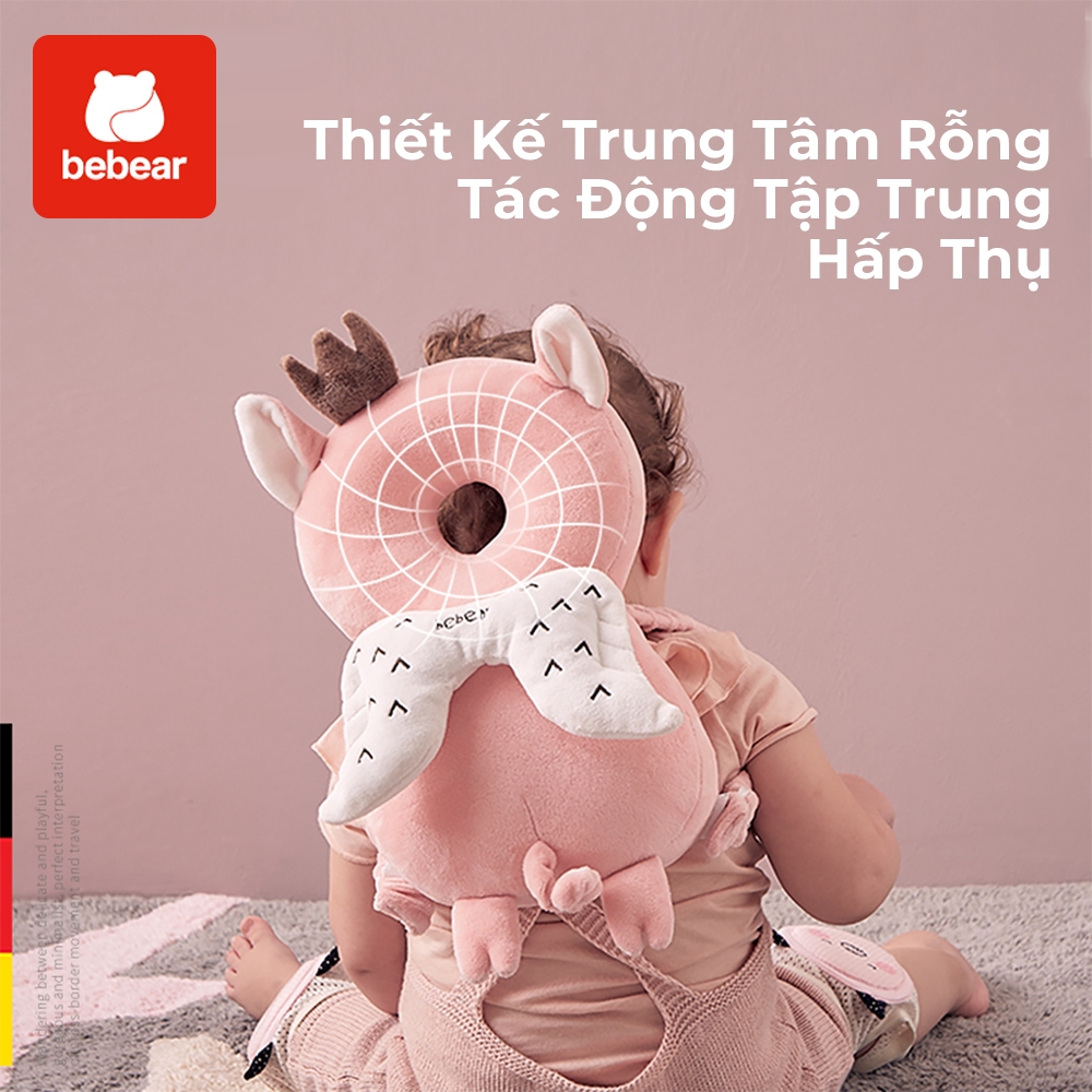 Gối Bảo Vệ Đầu Chống Ngã Cho Bé Bebear Đệm Chống Va Đập Cho Trẻ Tập Đi