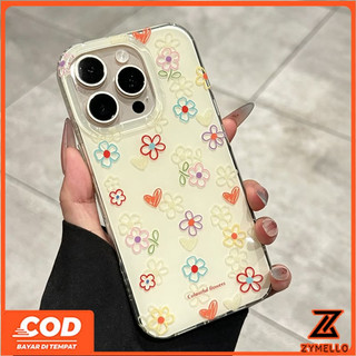 Thích hợp cho OPPO Reno15 Reno14F Reno13F Reno13 Reno12Pro Reno11 F Reno10Pro Reno8T Reno8Z Reno7Z Reno6Z Reno8 Reno5 Reno4 Điện thoại TPU hấp thụ sốc IMD hoa đầy màu sắc đẹp c