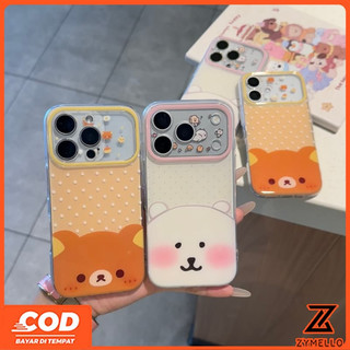Thích hợp cho Realme Note 60 Realme Note 70 Realme C61 Realme C63 C71 C75S Vỏ điện thoại TPU chống sốc hình gấu nâu hoạt hình dễ thương